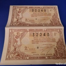 Lotería Nacional: LOTERIA 1936 SORTEO 36
