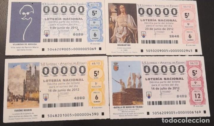 Loter&iacute;a nacional: LOTE DE 4 D&Eacute;CIMOS DE LOTER&Iacute;A NACIONAL DEL N&ordm; 00000, DE 2012, ADMINISTRACI&Oacute;N DE C&Aacute;DIZ