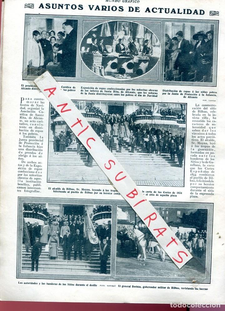 National Spanish Lottery: REVISTA A&Ntilde;O 1912 ACTOS EN ALICANTE PRIMERAS OBRAS CASA DE CORREOS EN BARCELONA MARQUESA DE NAJERA