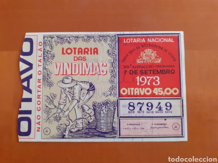 Loter&iacute;a nacional: Loter&iacute;a Portugal 7 diciembre 1973 sorteo 33
