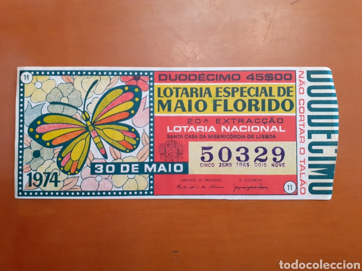 Loter&iacute;a nacional: Loter&iacute;a Portugal 30 mayo 1974 sorteo 20