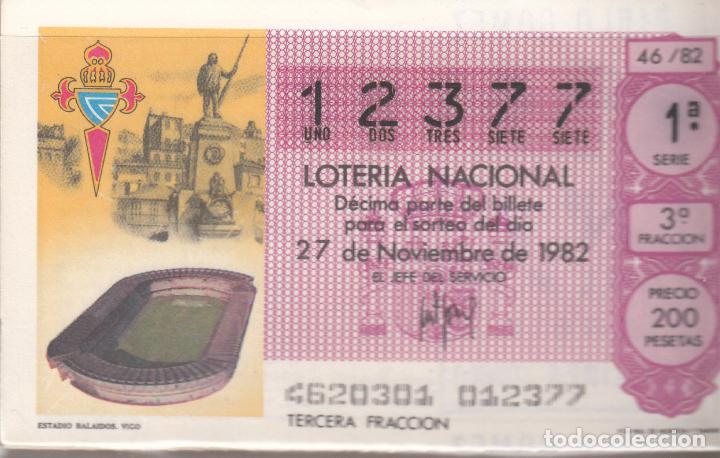 Lotería Nacional: DÉCIMO LOTERÍA NACIONAL. 27/11/82 SORTEO 46/82. INDIQUE EXPRESAMENTE SI DESEA ESTE NÚMERO. - Foto 1 - 304123123
