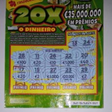 Lotería Nacional: LOTERIA INSTANTÂNEA DE PORTUGAL