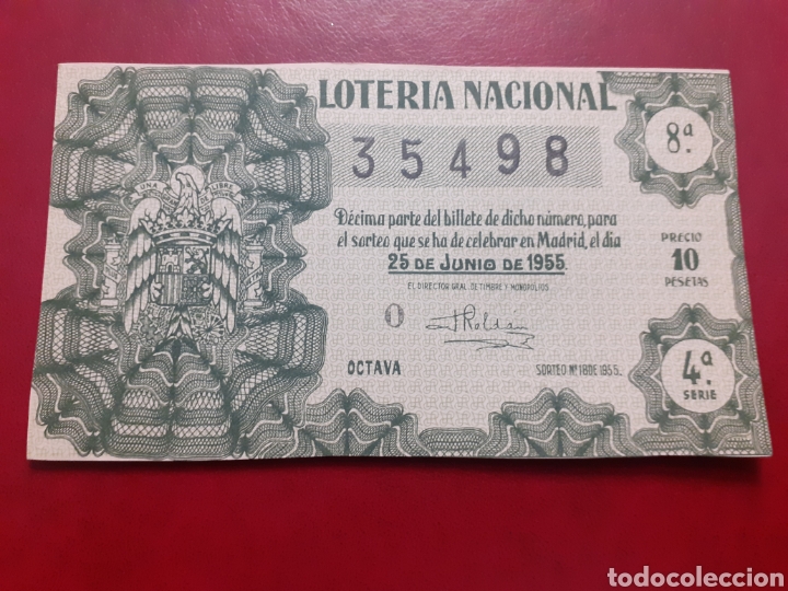 National Spanish Lottery: Loter&iacute;a Nacional 25 junio 1955 sorteo 18
