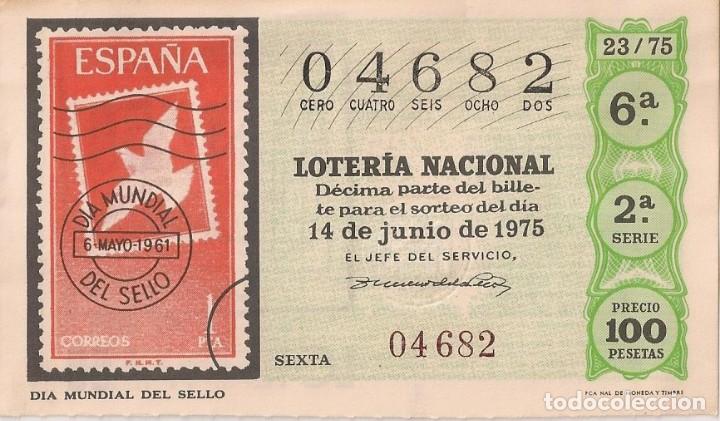 National Spanish Lottery: LOTER&Iacute;A NACIONAL 04682 21 JUNIO 1975 SORTEO 24/75