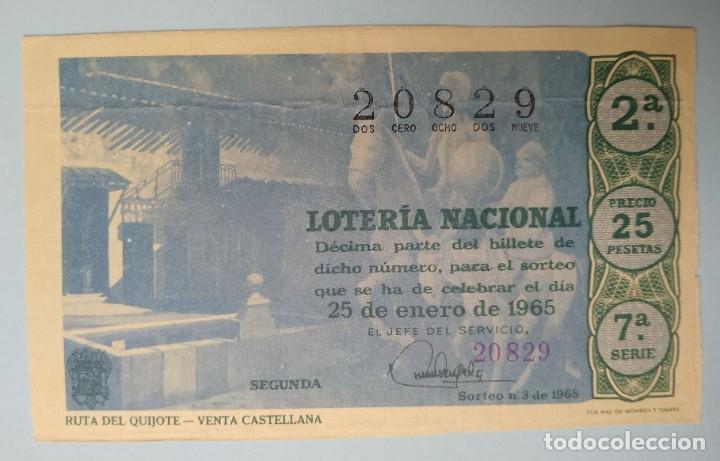 Loterie Nationale: Loter&iacute;a Nacional, a&ntilde;o 1965, sorteo 3