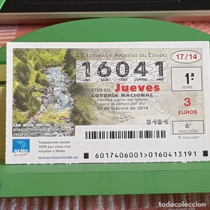 Nationale spanische Lotterie: LOTER&Iacute;A NACIONAL, SORTEO 17/14, 27 FEBRERO 2014, R&Iacute;OS CON VIDA, LOS ALTOS DEL R&Iacute;O, N&ordm; 16041