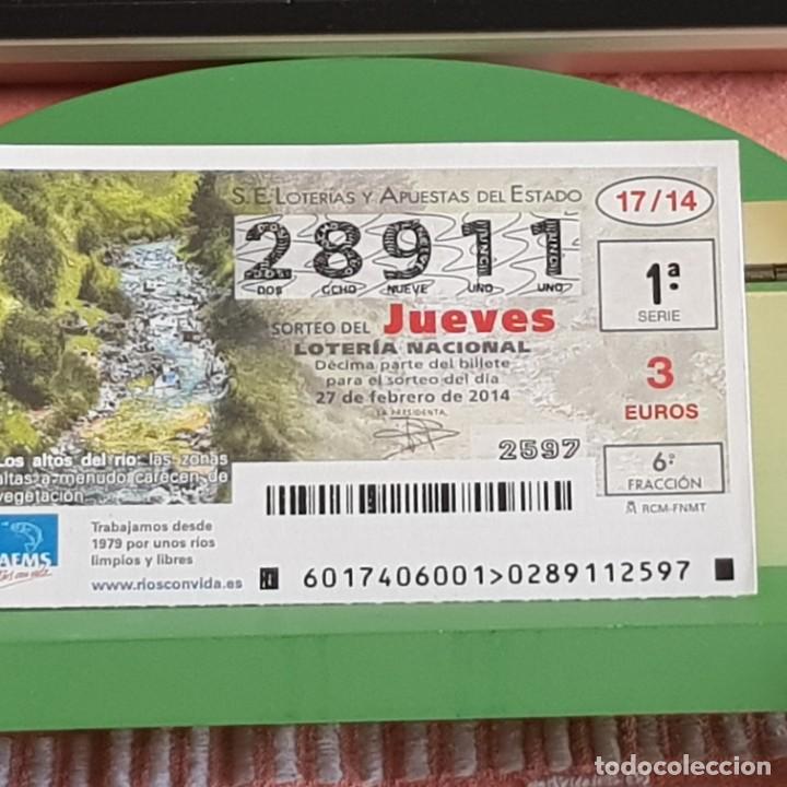 Nationale spanische Lotterie: LOTER&Iacute;A NACIONAL, SORTEO 17/14, 27 FEBRERO 2014, R&Iacute;OS CON VIDA, LOS ALTOS DEL R&Iacute;O, N&ordm; 28911