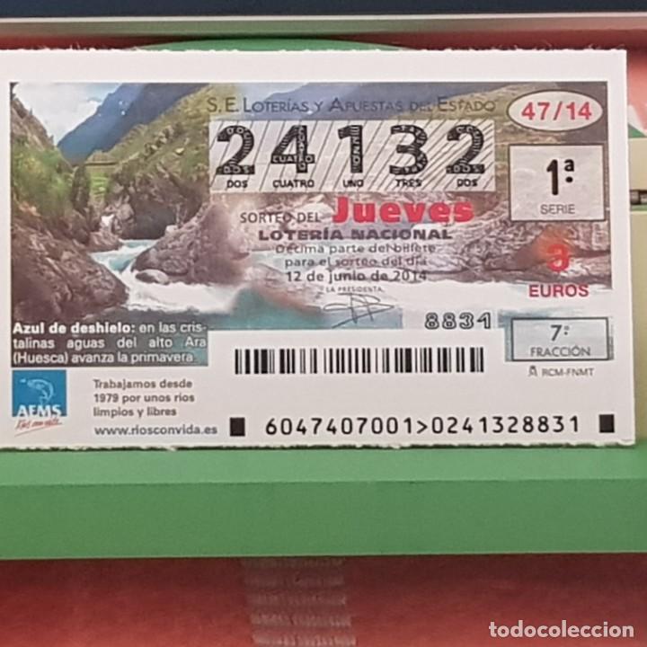 Lotaria Nacional: LOTER&Iacute;A NACIONAL, SORTEO 47/14, 12 JUNIO 2014, R&Iacute;OS CON VIDA, R&Iacute;O ALTO ARA, HUESCA, N&ordm; 24132
