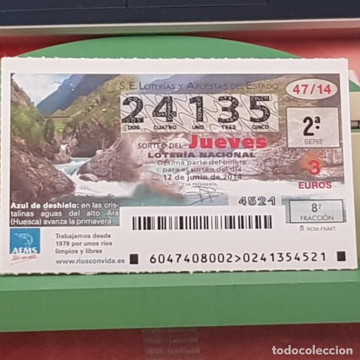 Lotaria Nacional: LOTER&Iacute;A NACIONAL, SORTEO 47/14, 12 JUNIO 2014, R&Iacute;OS CON VIDA, R&Iacute;O ALTO ARA, HUESCA, N&ordm; 24135