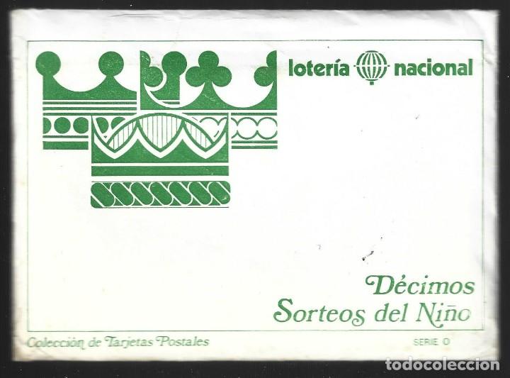 Nationale spanische Lotterie: 1 LOTE 12 POSTALES LOTERIA DEL NI&Ntilde;O SERIE O COMPLETA