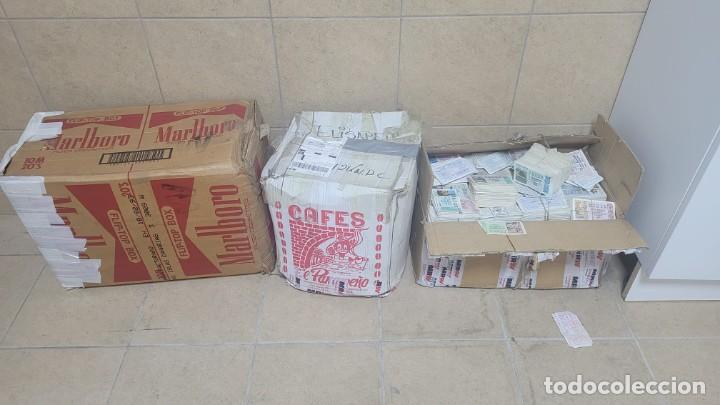 Loter&iacute;a nacional: 3 GRANDES CAJAS CON MILES DE DECIMOS DE LOTER&Iacute;A CASI TODO N&Uacute;MEROS DIFERENTES