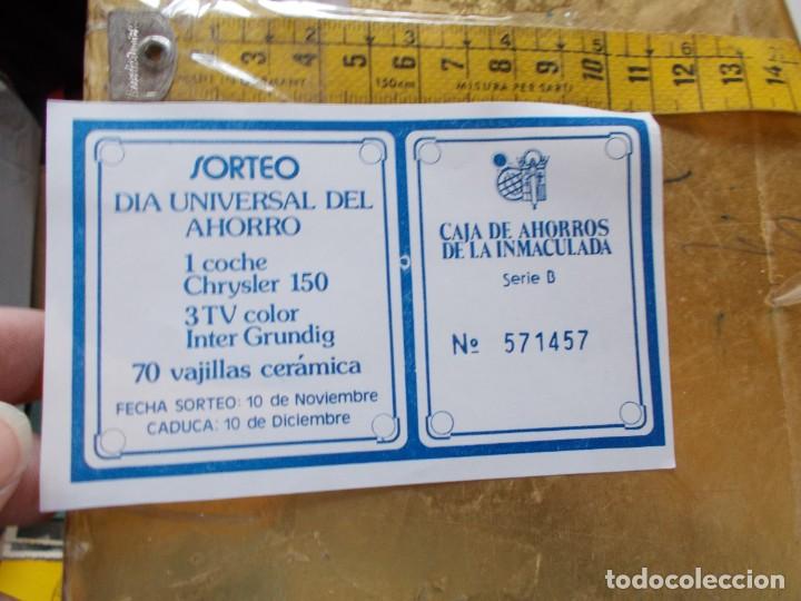 Lotaria Nacional: SORTEO CAJA DE AHORROS DE LA INMACULADA A&Ntilde;OS 60 70