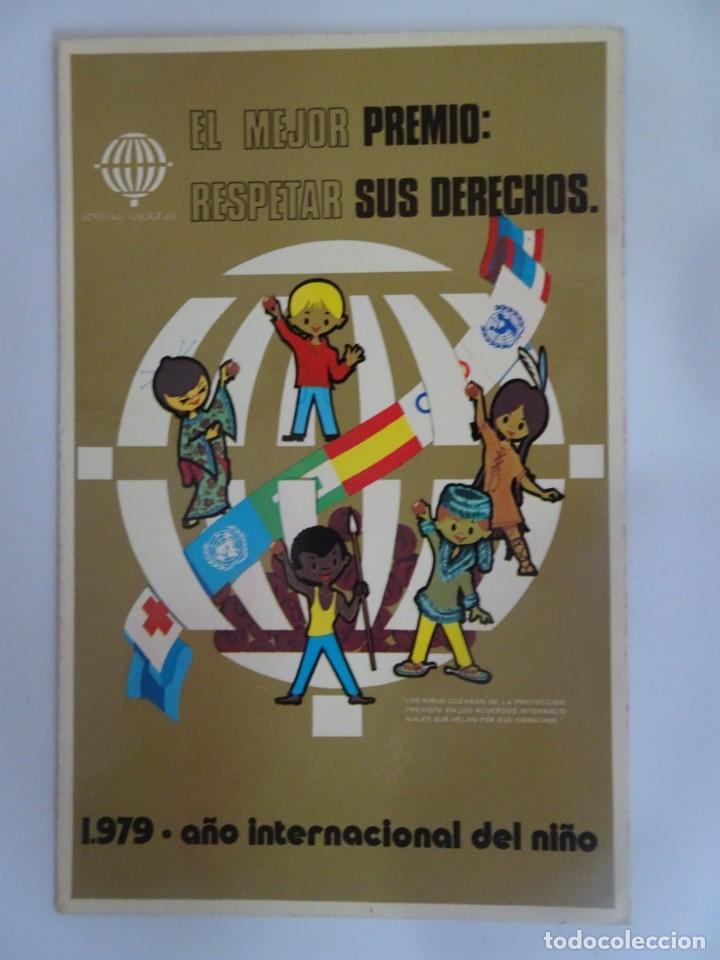 Loterie Nationale: TARJETA POSTAL, 1979 A&Ntilde;O INTERNACIONAL DEL NI&Ntilde;O, LOTERIA NACIONAL, VER FOTOS