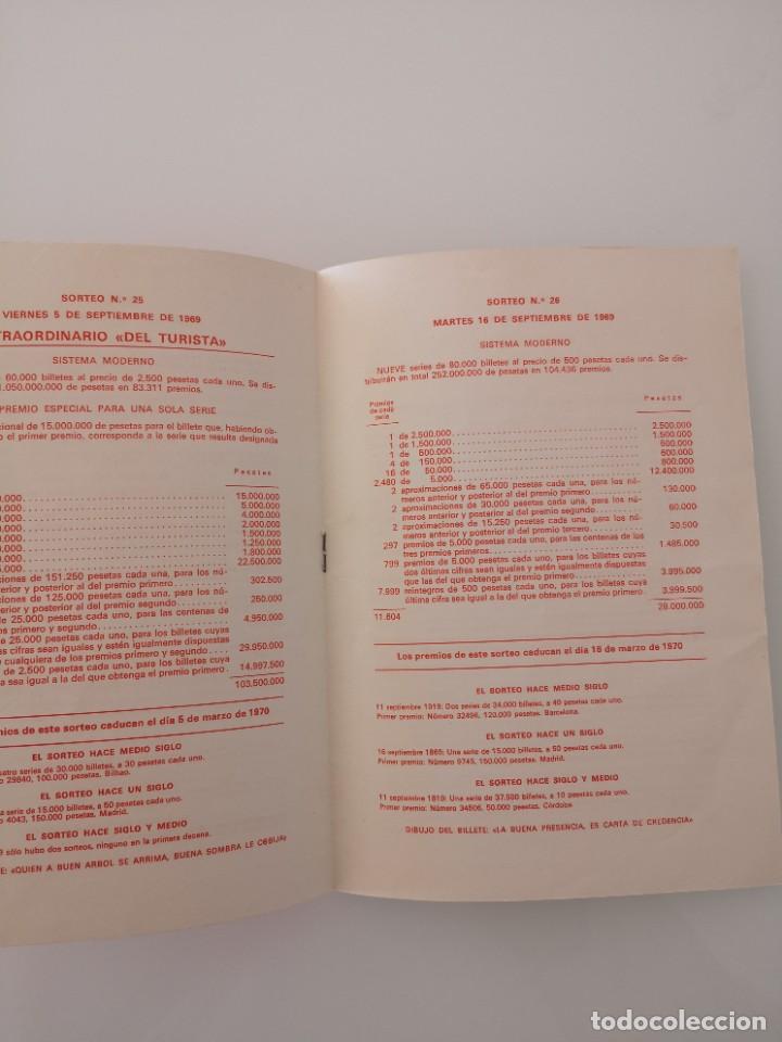 Loter&iacute;a nacional: PROGRAMA DE SORTEO LOTER&Iacute;A NACIONAL 1969 - Foto 2