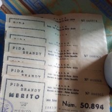 Lotería Nacional: 10 PAPELETAS LOTERÍA NACIONAL. FALLA.1971.. Lote 336804078