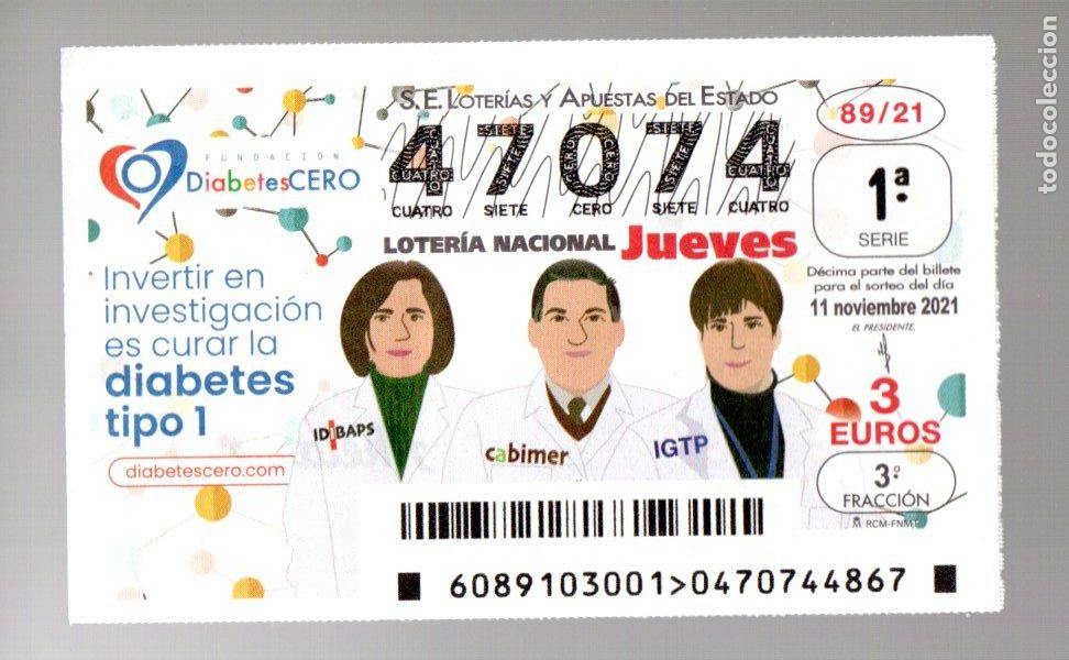 National Spanish Lottery: LOTER&Iacute;A NACIONAL - 11 DE NOVIEMBRE DE 2021 - SORTEO 89 - N&Uacute;MERO CAPIC&Uacute;A -