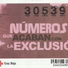 Lotteria Nationale Spagnola: 2016 SORTEO DEL ORO. CRUZ ROJA ESPAÑOLA