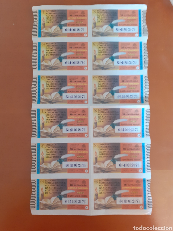 Lotaria Nacional: Loter&iacute;a Portugal 23 mayo 1985 sorteo 19