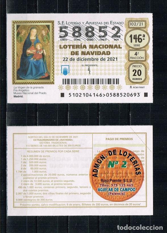 Loter&iacute;a nacional: D&eacute;cimo Loteria Nacional - Sorteo de Navidad A&ntilde;o 2021 - Im&aacute;gen La Virgen de la Granada
