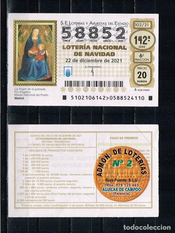 Loter&iacute;a nacional: D&eacute;cimo Loteria Nacional - Sorteo de Navidad A&ntilde;o 2021 - Im&aacute;gen La Virgen de la Granada
