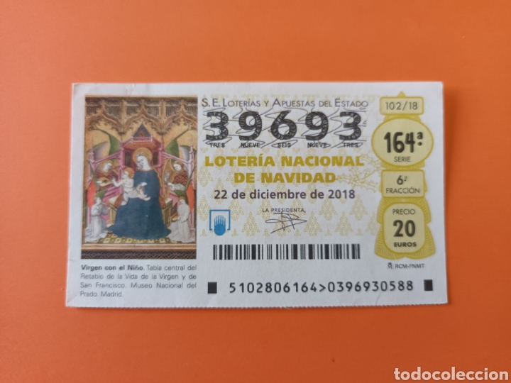 Nationale spanische Lotterie: Loteria capicua 39693
