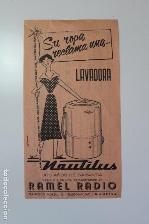 su ropa reclama una lavadora nautilus ramel rad - Buy Antique Spanish  national lottery on todocoleccion