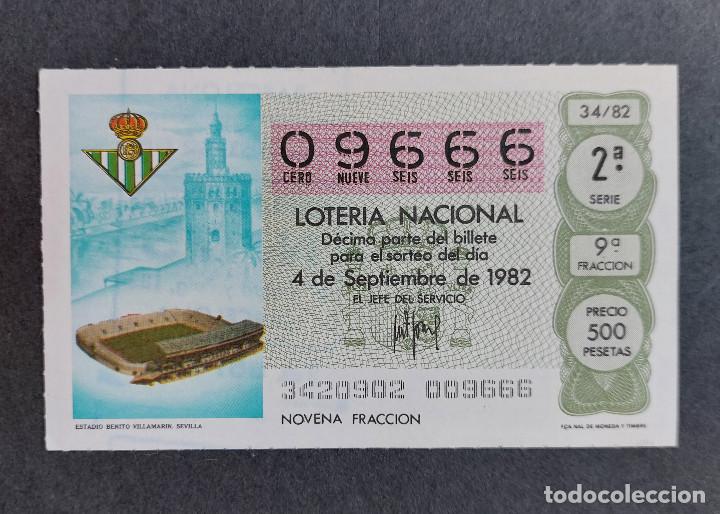 National Spanish Lottery: D&Eacute;CIMO LOTER&Iacute;A NACIONAL - N&ordm; 09666 - Serie: 2&ordf; - Fracci&oacute;n 9&ordf; - Sorteo: 04/09/1982
