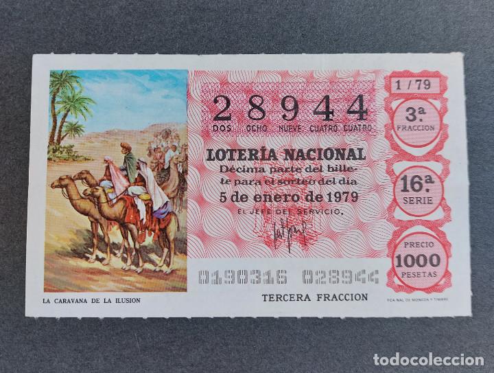 National Spanish Lottery: D&Eacute;CIMO LOTER&Iacute;A NACIONAL - N&ordm; 28944 - Serie: 16&ordf; - Fracci&oacute;n 3&ordf; - Sorteo: 05/06/1979