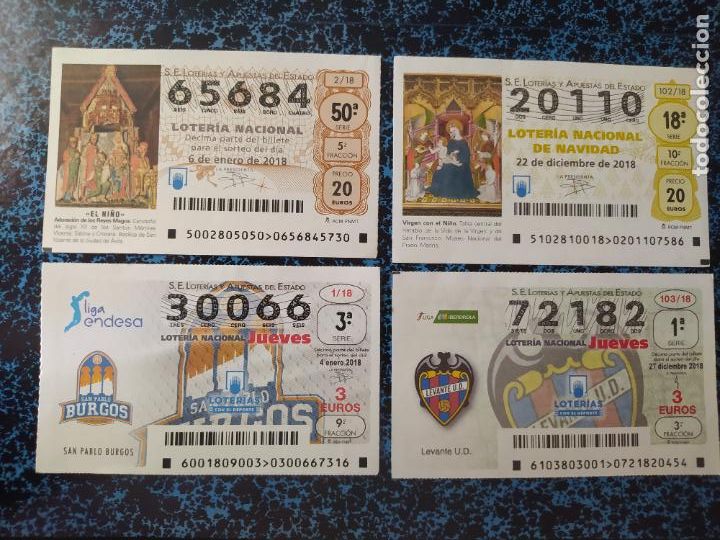 Loter&iacute;a nacional: LOTER&Iacute;A NACIONAL - A&Ntilde;O 2018 COMPLETO -JUEVES Y S&Aacute;BADOS -
