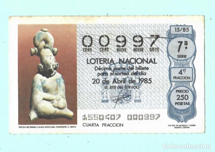 Lotteria Nationale Spagnola: UN DECIMO DE LOTERIA NACIONAL DEL 00001 AL 01000