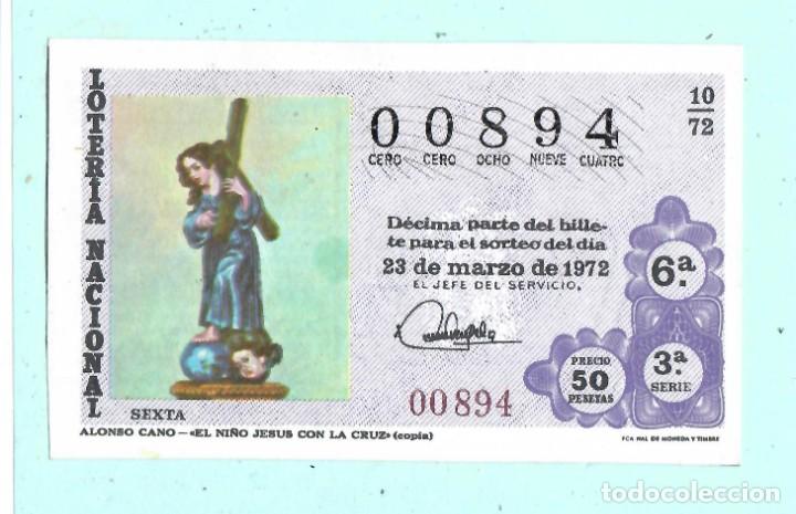 Lotteria Nationale Spagnola: UN DECIMO DE LOTERIA NACIONAL DEL 00001 AL 01000