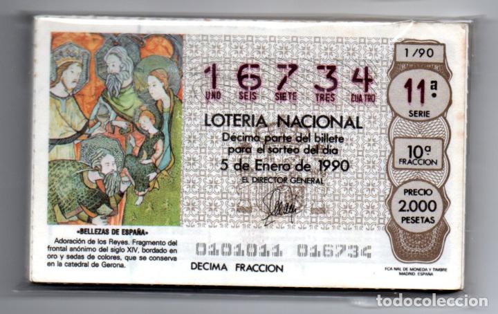 National Spanish Lottery: LOTER&Iacute;A NACIONAL - A&Ntilde;O 1990 COMPLETO -