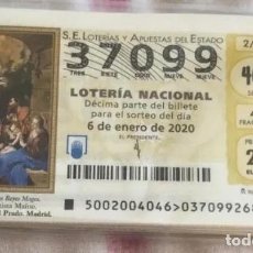 Lotería Nacional: LOTERÍA NACIONAL SÁBADO COMPLETO AÑO 2020. Lote 365774631