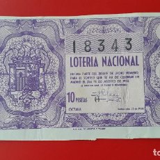 Lotería Nacional: LOTERIA NACIONAL. DECIMO. AÑO 1950. SORTEO 23.. Lote 366074991