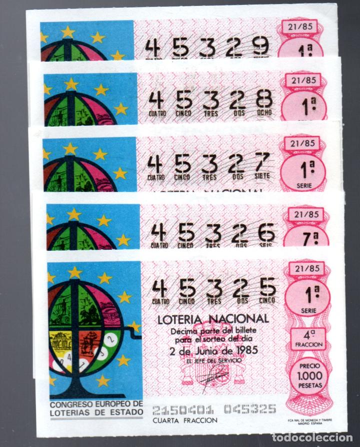 National Spanish Lottery: LOTERIA NACIONAL - 5 N&Uacute;MERO SEGUIDOS - PARA CORRELATIVA