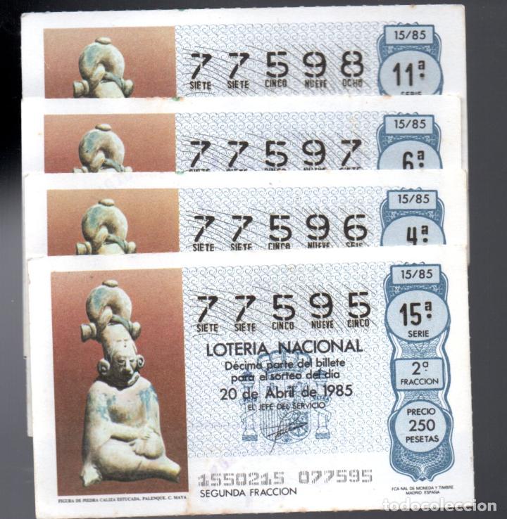 National Spanish Lottery: LOTERIA NACIONAL - 4 N&Uacute;MEROS SEGUIDOS - PARA CORRELATIVA