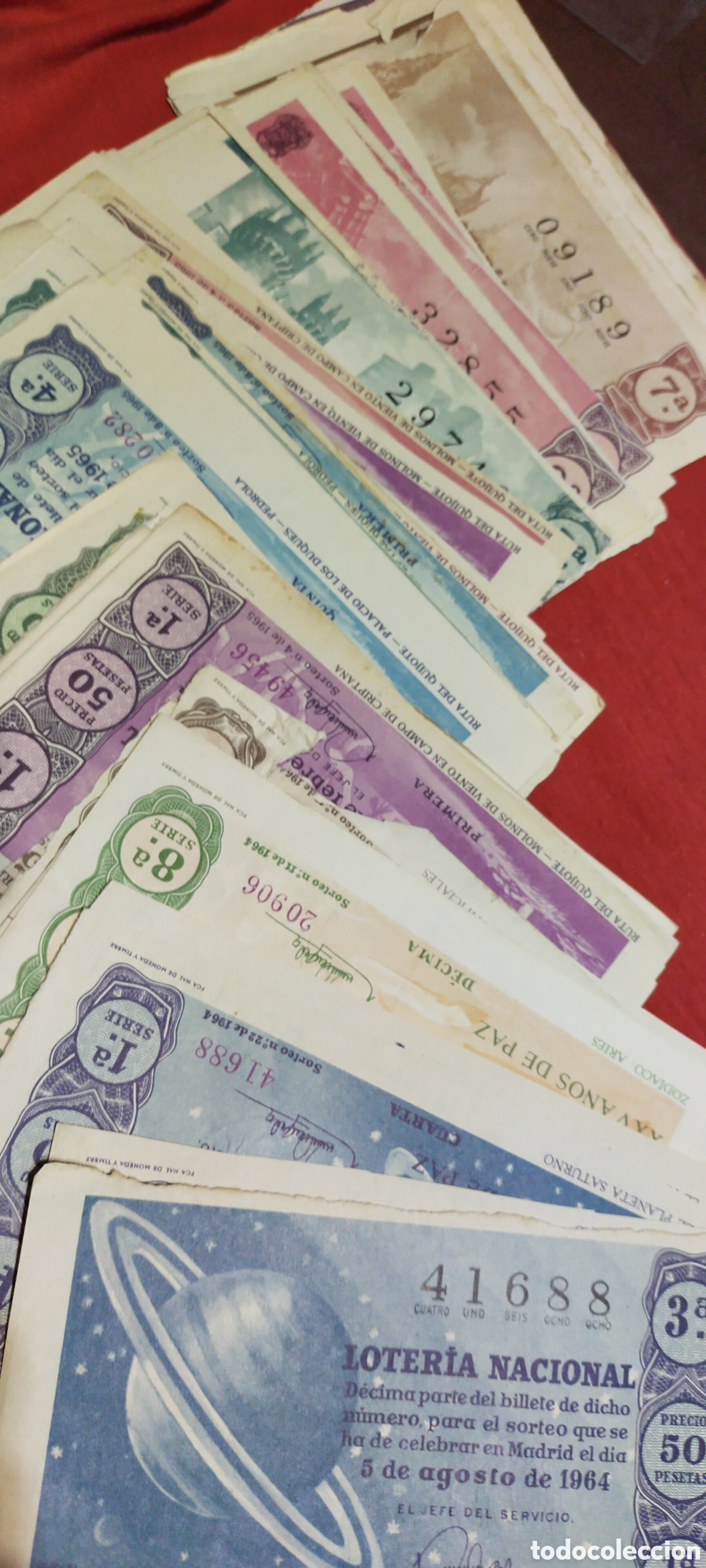 Loterie Nationale: Billete de loter&iacute;a 1964 1965