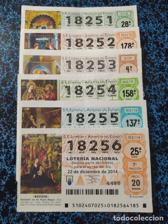 National Spanish Lottery: LOTERIA NACIONAL - 6 D&Eacute;CIMOS CON NUMERACI&Oacute;N CORRELATIVA -
