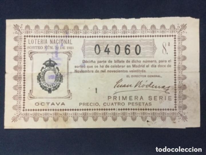 Loter&iacute;a Nacional: LOTERIA NACIONAL - 1923 SORTEO 32