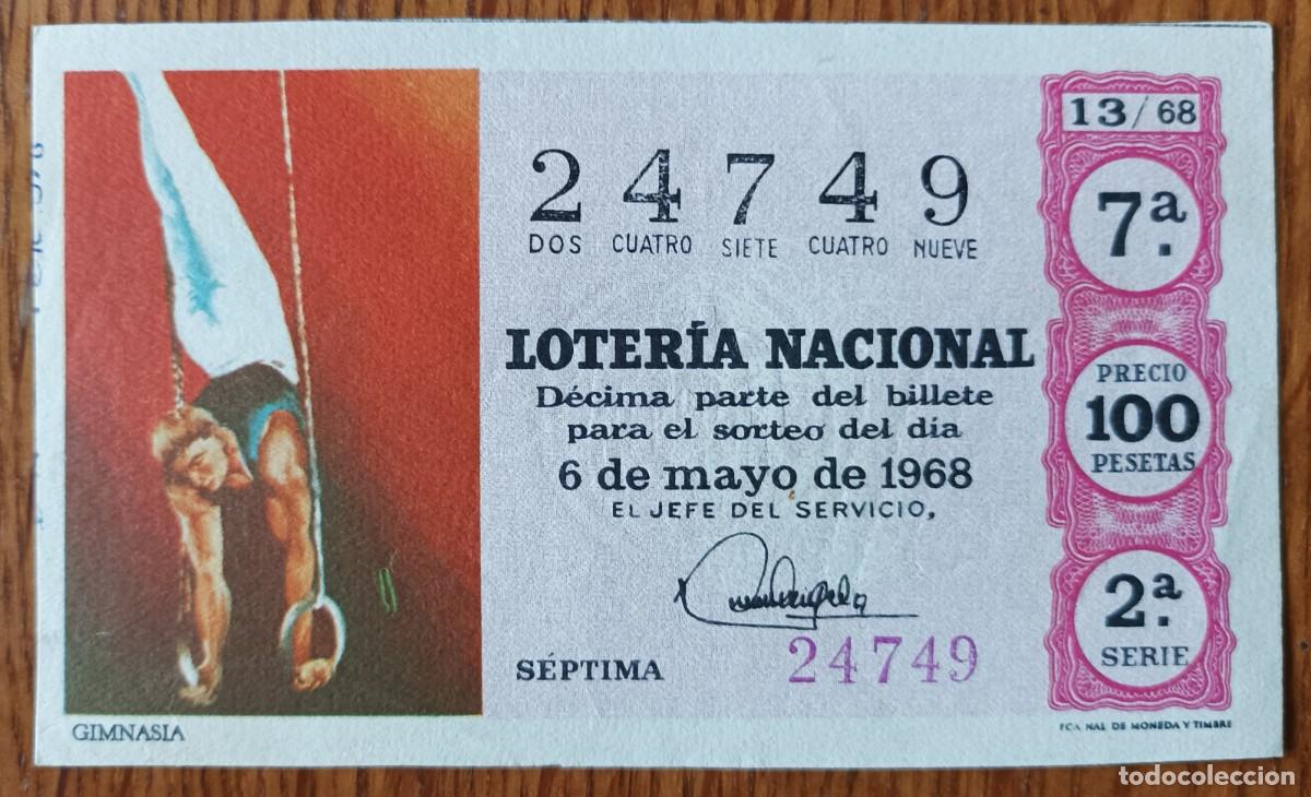 National Spanish Lottery: Loter&iacute;a Nacional, a&ntilde;o 1968, sorteo 13
