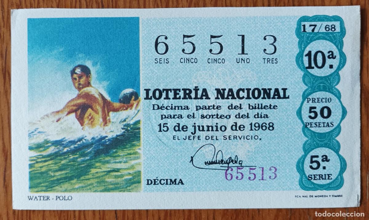 National Spanish Lottery: Loter&iacute;a Nacional, a&ntilde;o 1968, sorteo 17