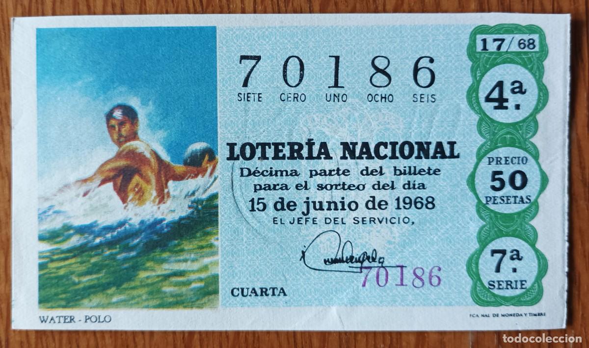 National Spanish Lottery: Loter&iacute;a Nacional, a&ntilde;o 1968, sorteo 17