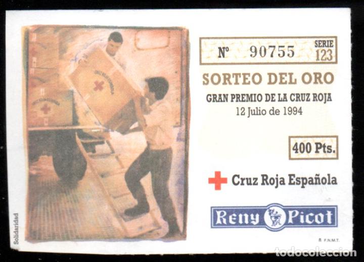 Nationale spanische Lotterie: SORTEO DE ORO DE LA CRUZ ROJA - 12 DE JULIO DE 1994 -