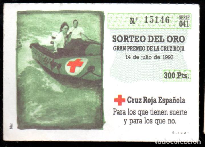 Nationale spanische Lotterie: SORTEO DE ORO DE LA CRUZ ROJA - 14 DE JULIO DE 1993 -