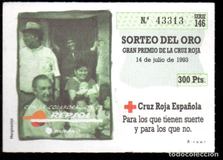 Nationale spanische Lotterie: SORTEO DE ORO DE LA CRUZ ROJA - 14 DE JULIO DE 1993 -