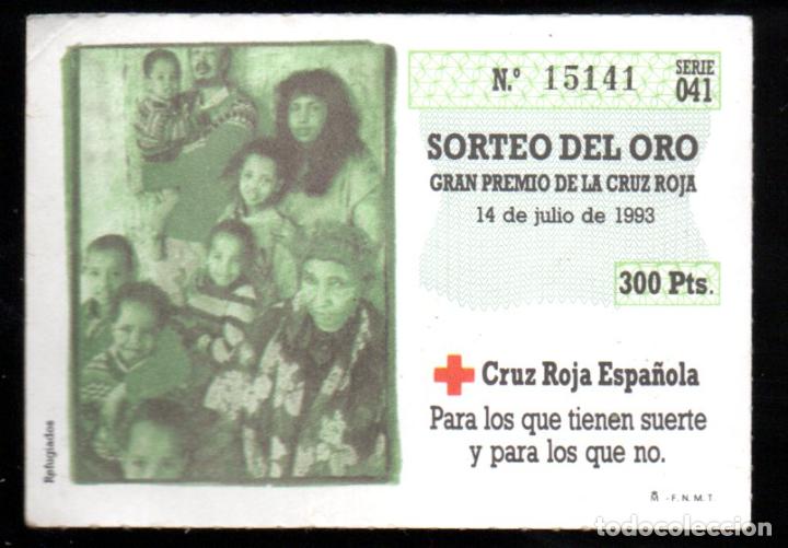 Nationale spanische Lotterie: SORTEO DE ORO DE LA CRUZ ROJA - 14 DE JULIO DE 1993 -