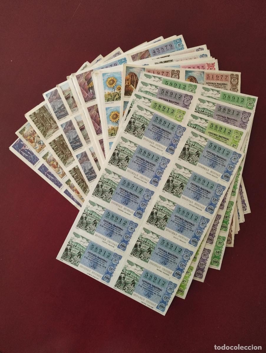 National Spanish Lottery: Loteria nacional a&ntilde;o 1978 - 59 hojas de 10 decimos