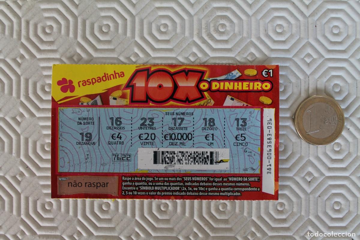 Una Lotería Instantánea Rasca Y Gana De Rasca Y Gana Con Un Dinero