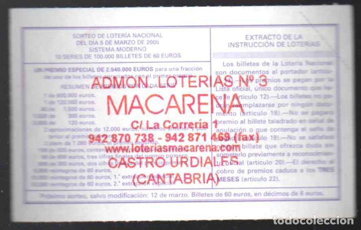 Loter&iacute;a nacional: LOTER&Iacute;A NACIONAL - ADMINISTRACI&Oacute;N N&ordm; 3 DE CASTRO URDIALES (CANTABRIA) -